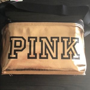Vs pink cooler & cup sleeve